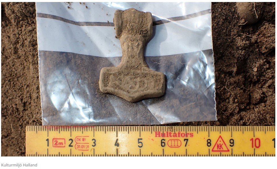 El primer amuleto del martillo de Thor encontrado en la región.