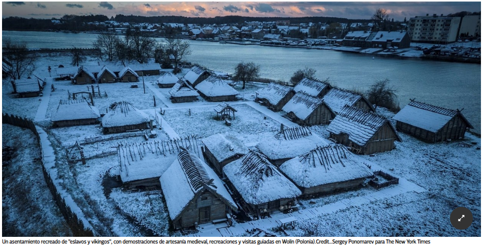 Los vikingos se establecieron en el siglo XXII en la costa de Polonia y fundaron una ciudad y fortaleza militar llamada Jomsborg.