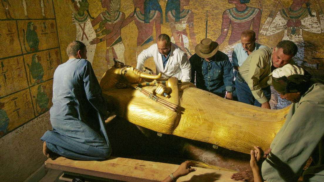 Descubrimiento del ataúd de Tutankamon