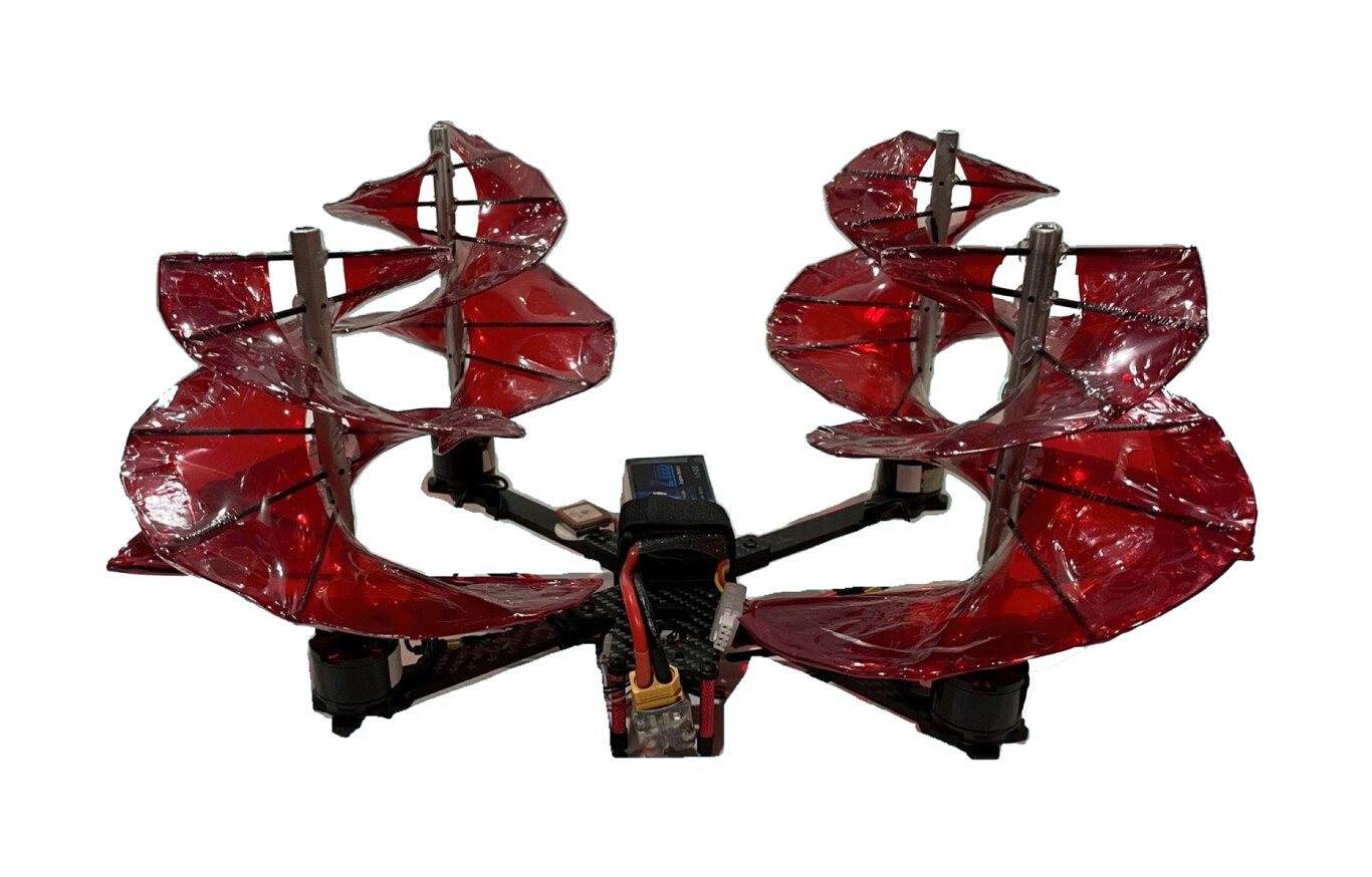 El dron creado en base a los planos de da Vinci funcionó.