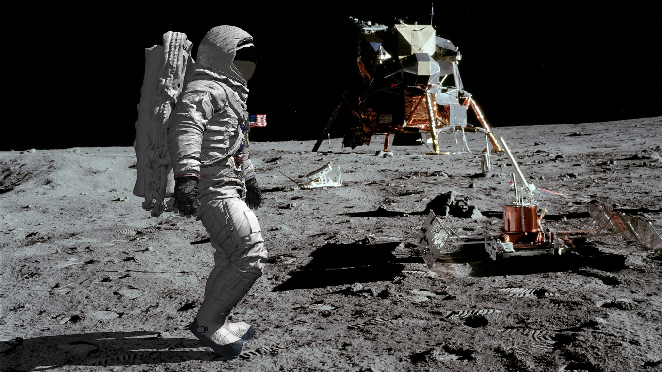 La histórica misión Apolo 11 logró el alunizaje de humanos en 1969