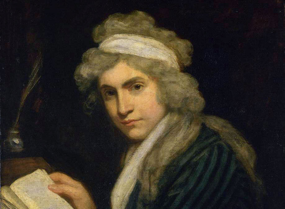 Retrato de Mary Wollstonecraft, madre de Mary Shelley.