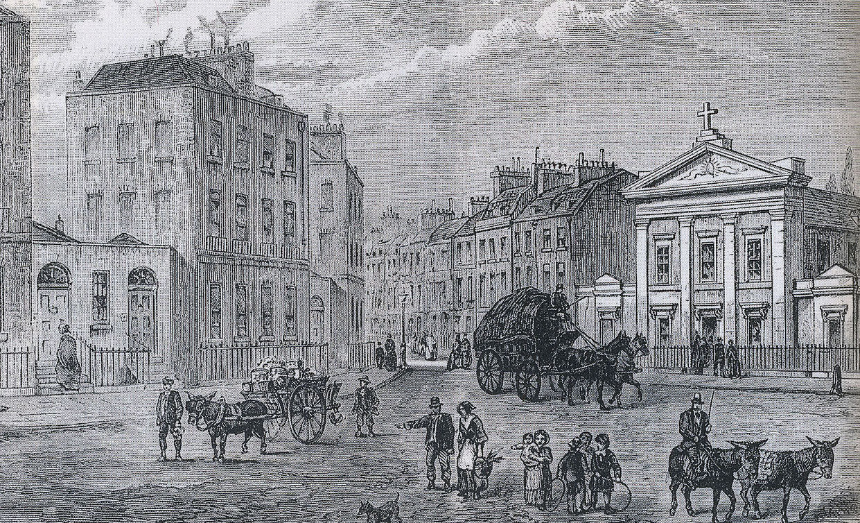 Somers Town, Londres, en donde Mary Shelley nació.