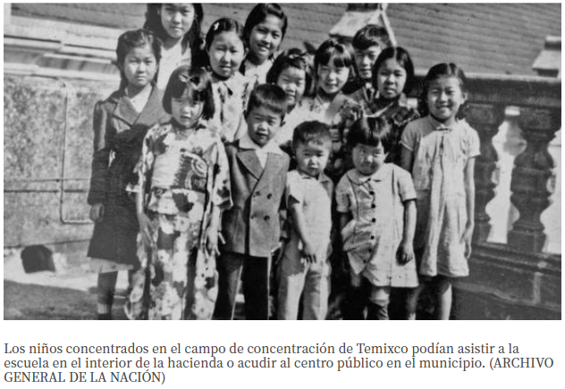 El campo de concentración mexicano estaba a unos 100 km al sur de la capital.