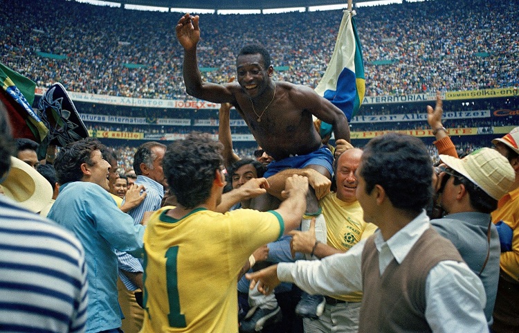 Pelé Campeón en México 1970.