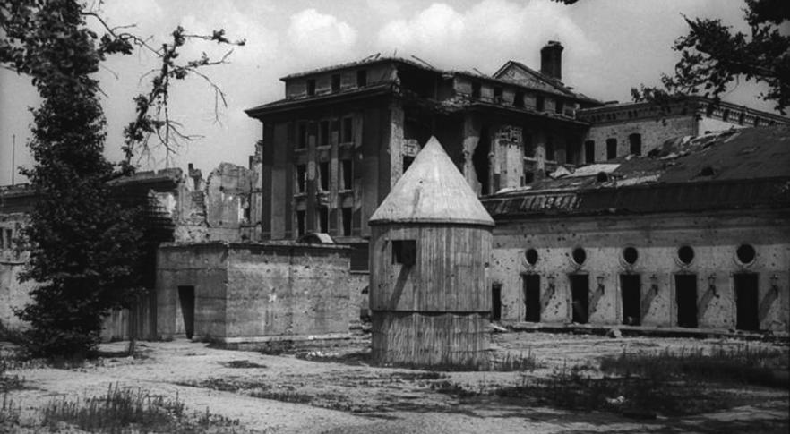 Búnker de Hitler en la Cancillería alemana de Berlín.
