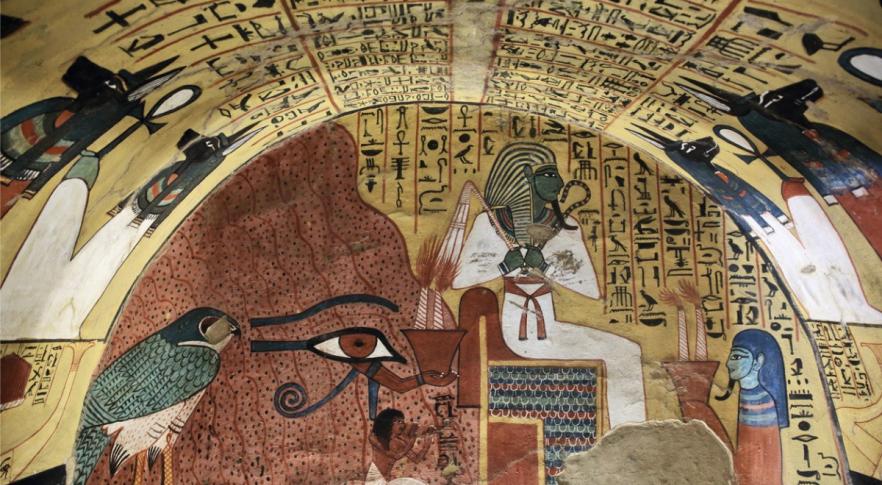 Descubren detalles ocultos en pinturas egipcias ancestrales