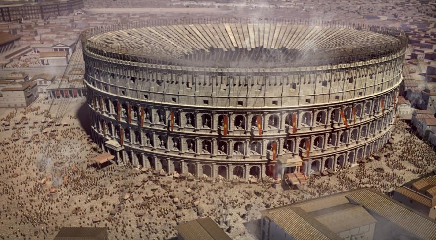 Una reconstrucción en 3D devuelve a la Antigua Roma toda su gloria
