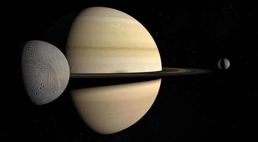 Astrónomos descubren todo un océano bajo la corteza de una luna de Saturno