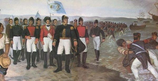 El ejército de San Martín desembarca en Perú y toma la ciudad costera de Pisco-0
