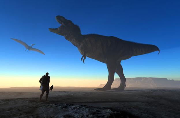 Un museo asegura contar con pruebas de que humanos y dinosaurios coexistieron-0