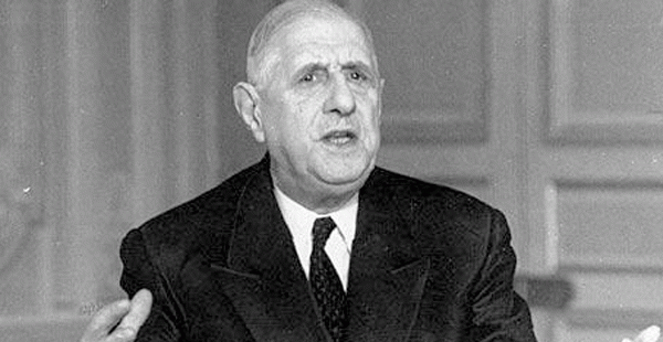 Charles de Gaulle fue electo presidente de Francia-0
