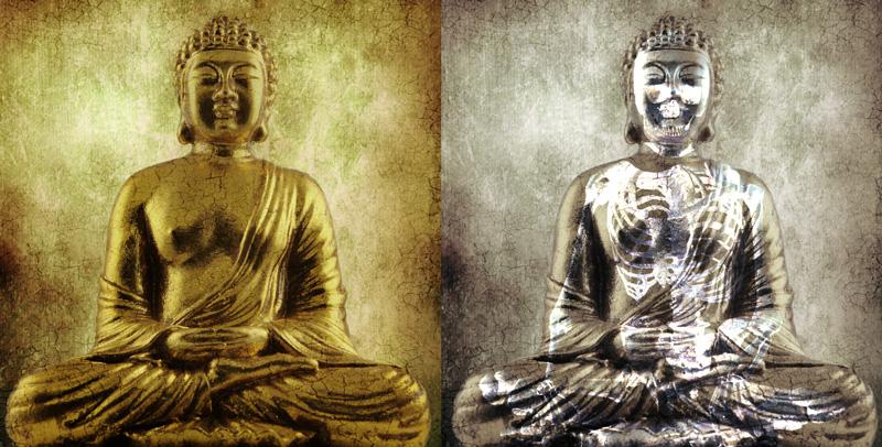 Hallan una momia milenaria en el interior de una estatua de Buda-0
