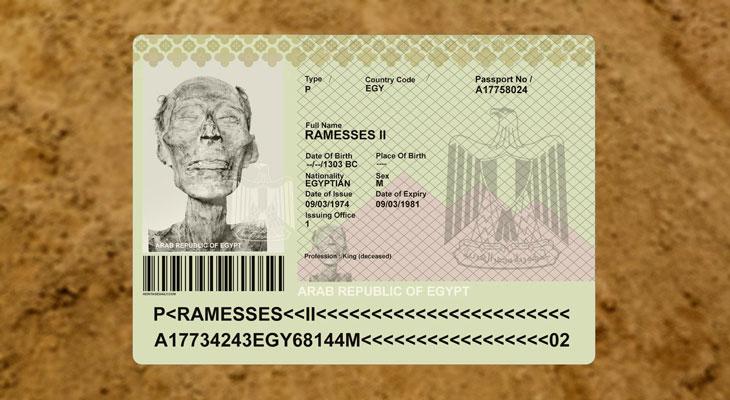 El faraón Ramsés II viajó con pasaporte 3.000 años después de muerto-0