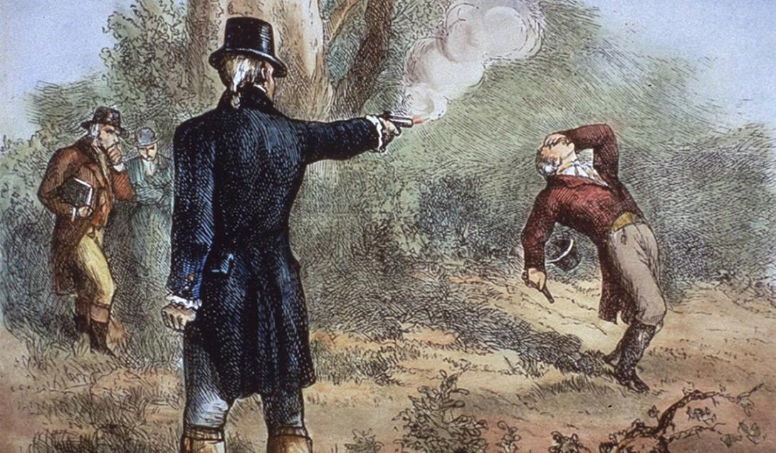 El político y escritor Alexander Hamilton es abatido en duelo-0