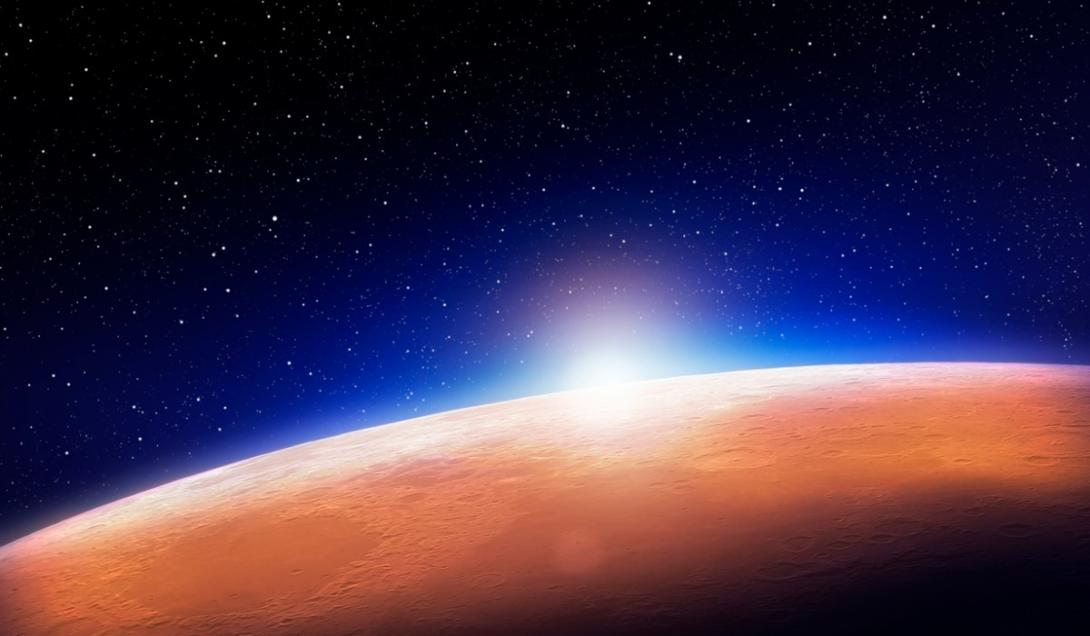 Descubren rastros de un antiguo océano gigante en Marte-0