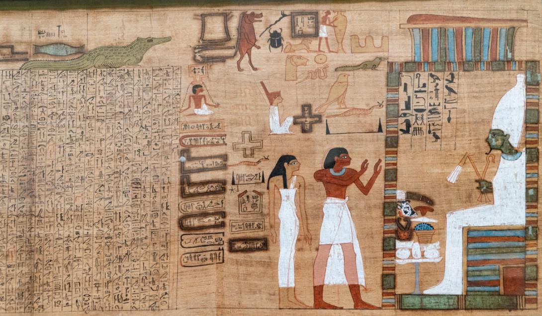 Revelan un papiro del Libro de los Muertos de 16 metros de largo (FOTOS)-0