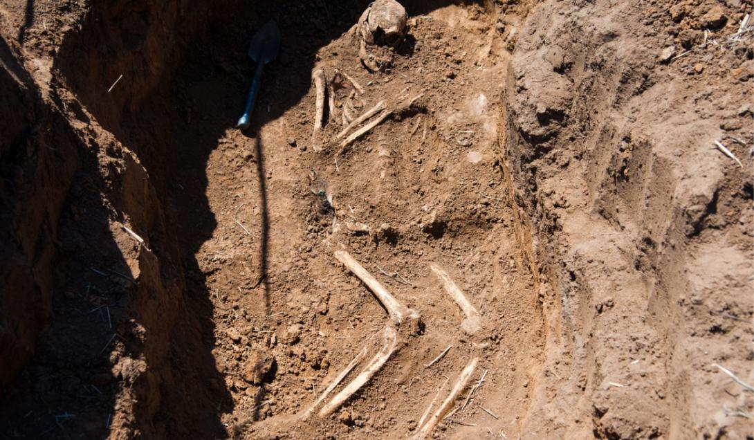 Descubren una antigua necrópolis en París: los esqueletos tenían monedas en la boca-0