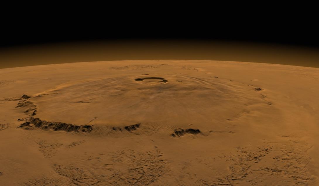 El volcán más alto del Sistema Solar prueba que Marte tuvo agua en el pasado-0