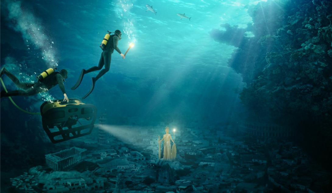 Encuentran un templo de Afrodita sumergido en el mar de Egipto-0